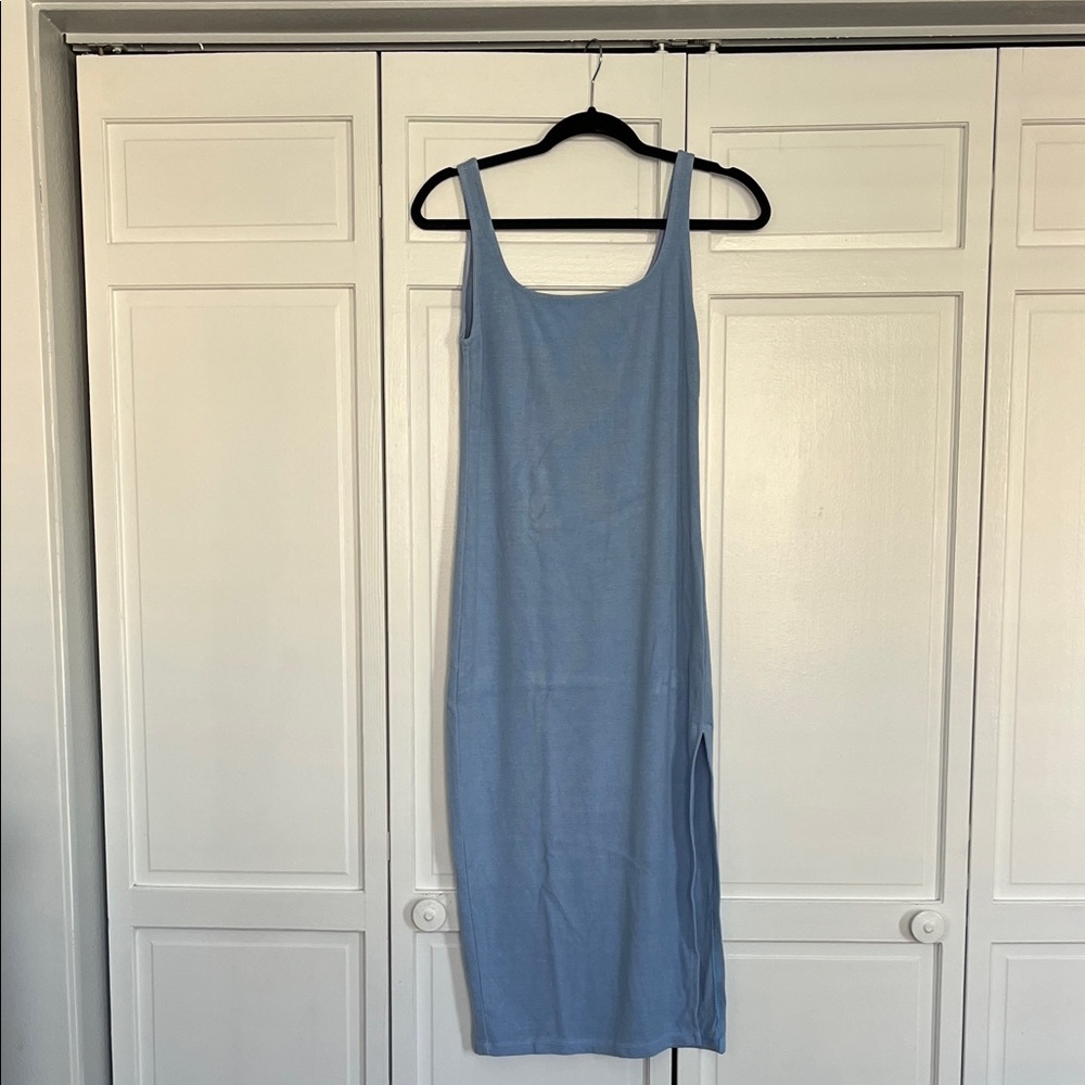 Velvet by graham & spencer blue bodycon dress